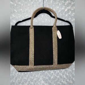 Victoria’s Secret Black and Gold Tote Bag